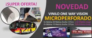 Vinilo Adhesivo microperforado