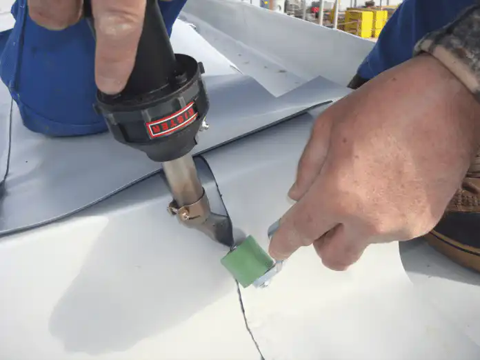 Refuerzo para soldar lonas