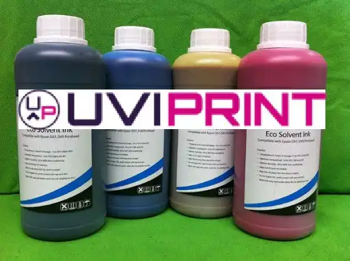tinta ecosolvente Uviprint CMYK disolventes orgánicos baja toxicidad