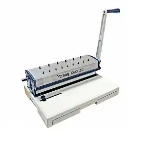 perforadora manual doble espiral y canutillo