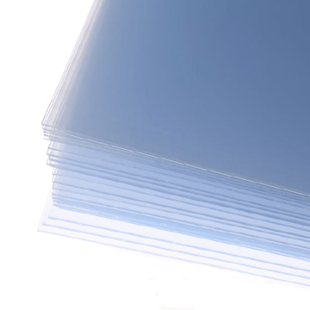 Láminas de plástico PVC Uviprint Brillo 2 Caras-Transparente