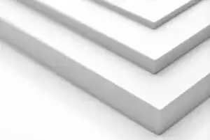 Cartón pluma 10mm foam board rígido y ligero para cartelería y displays