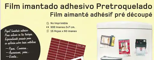 film imantado pretroquelado 