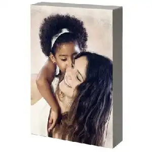 Imprimir Fotos En Madera: Taco De madera Con Impresión Fotográfica