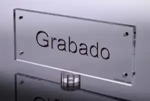 grabado del metacrilato