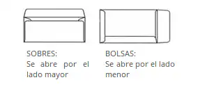 sobres postales diversos