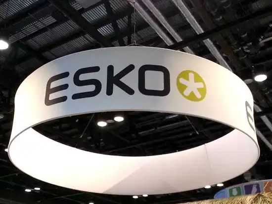 expositor colgante tipo circular