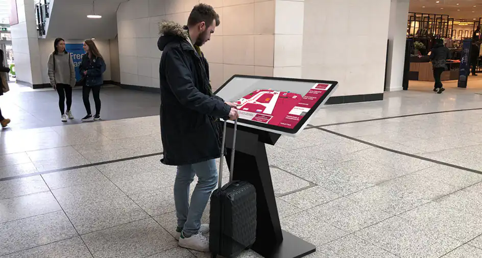 Display Led Kiosk Táctil