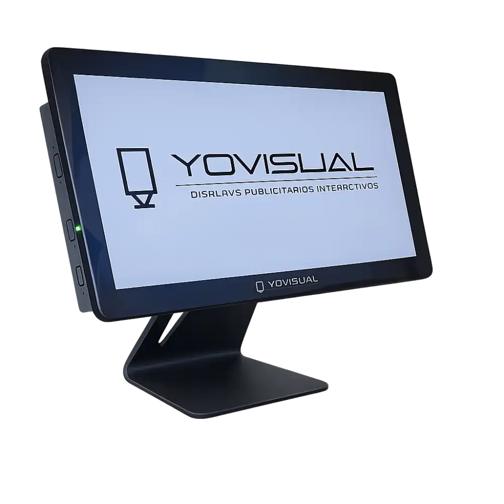 pantalla publicitaria de sobremesa