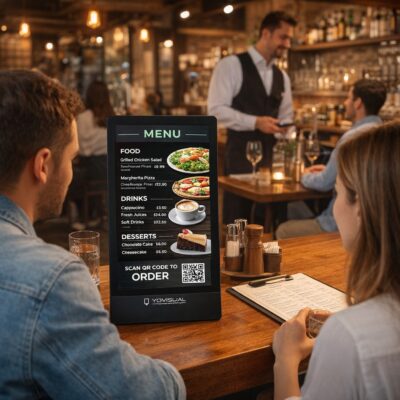 pantallas publicitarias de sobremesa