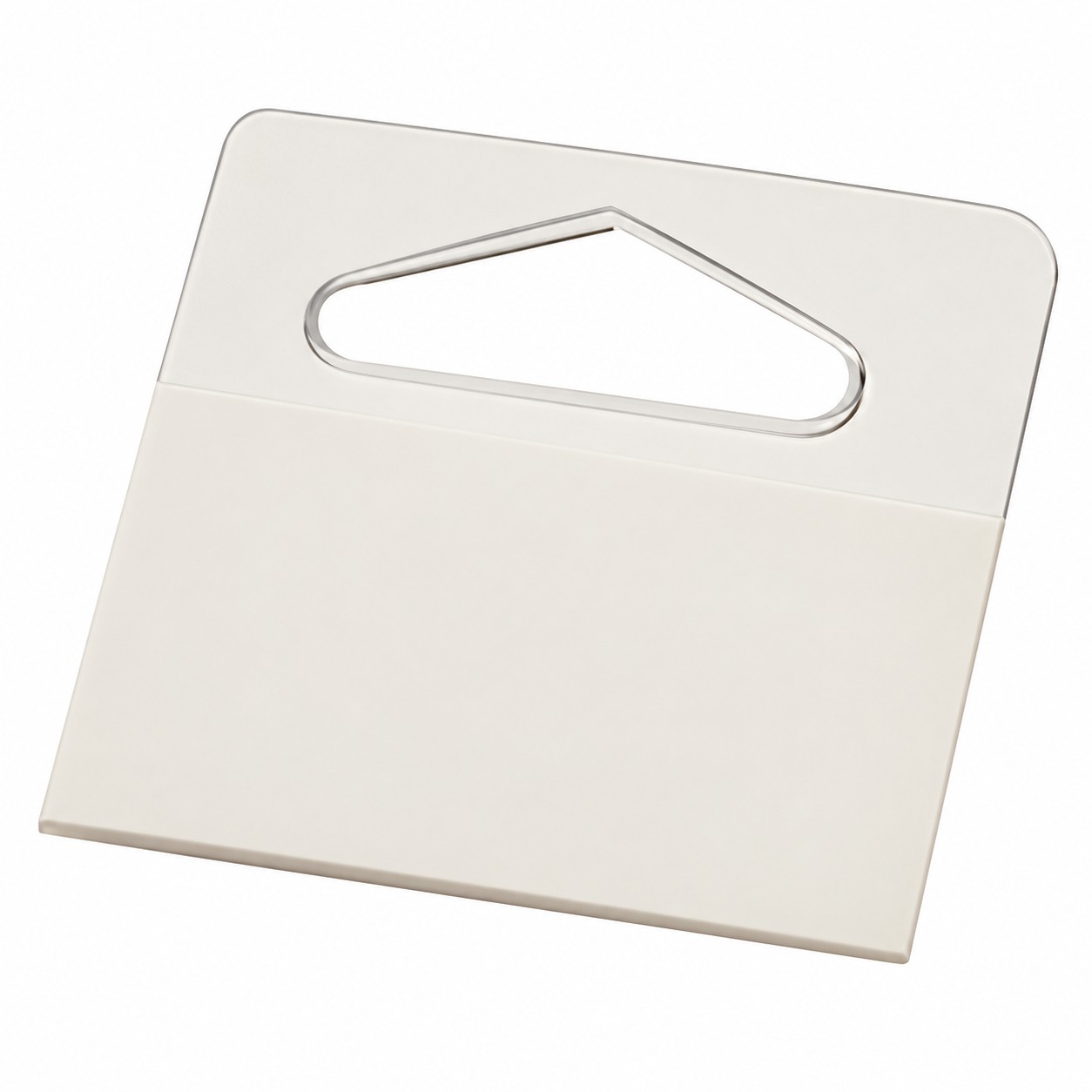 Etiquetas colgantes adhesivas Euro Slot 380 micras para retail y packaging