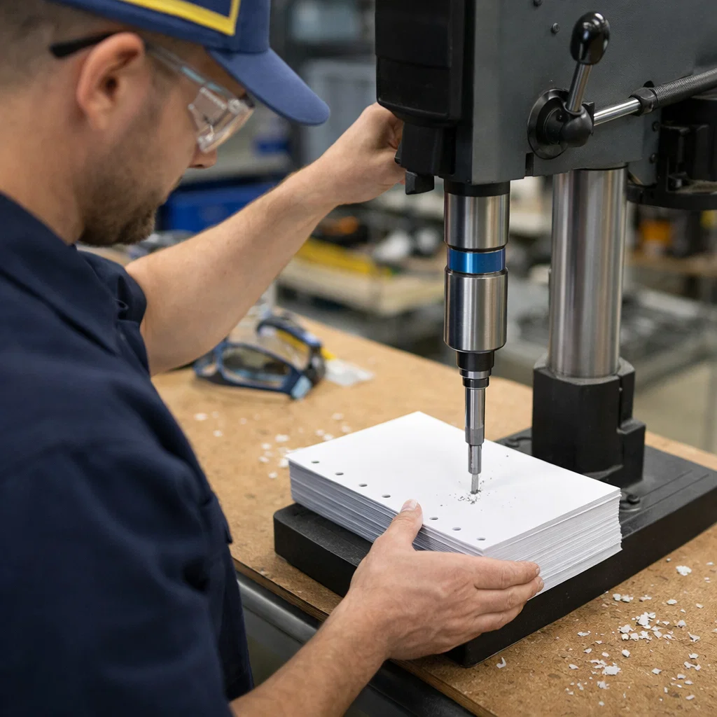 brocas huecas para plásticos y laminados