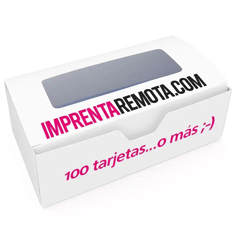 Caja de tarjetas imprimible