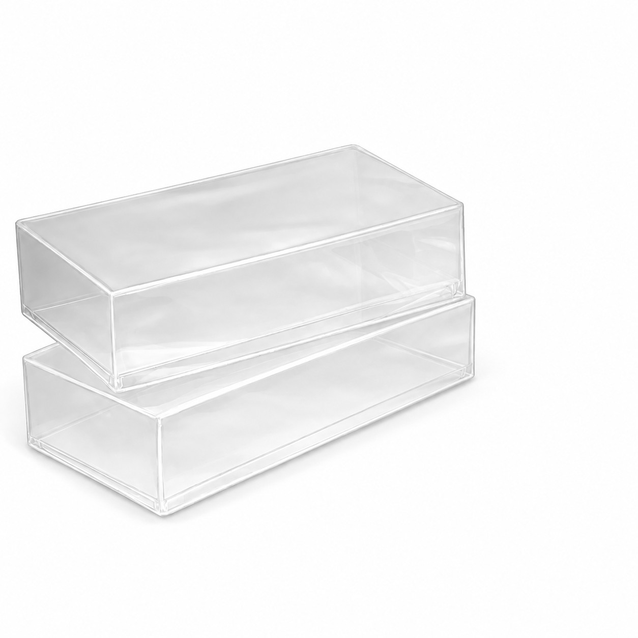Caja Porta Tarjetas De Plástico Para Tarjeta
