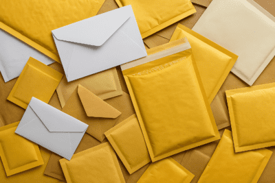 sobres y bolsas postales