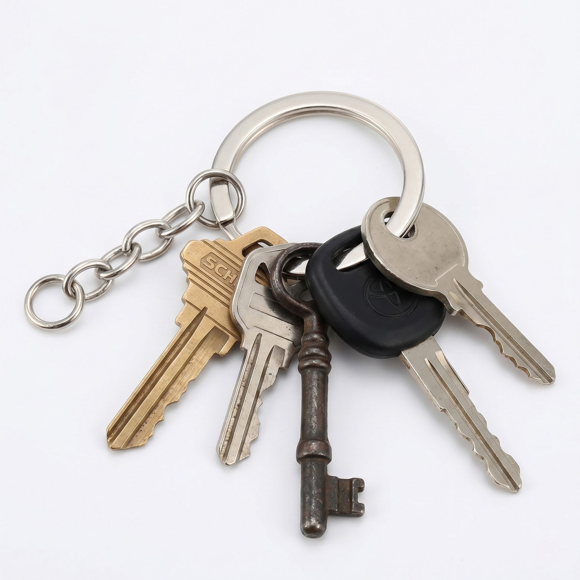 llavero anilla de acero 