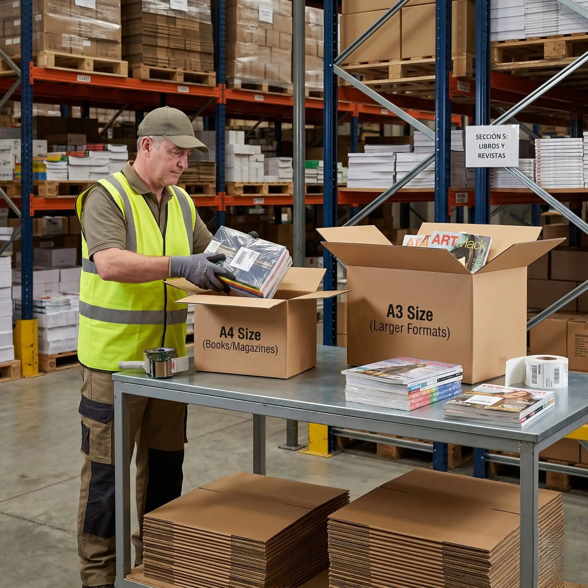 cajas cartón ondulado para embalaje y envíos