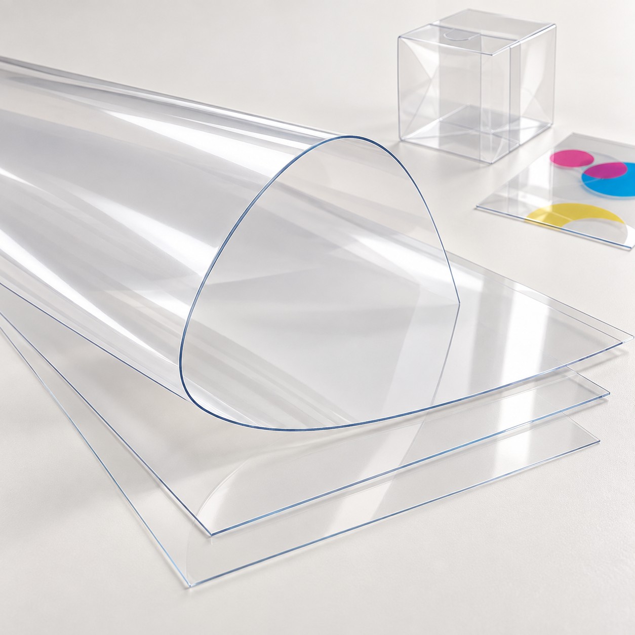 PVC Pentaprint Brillo 2 Caras Transparente