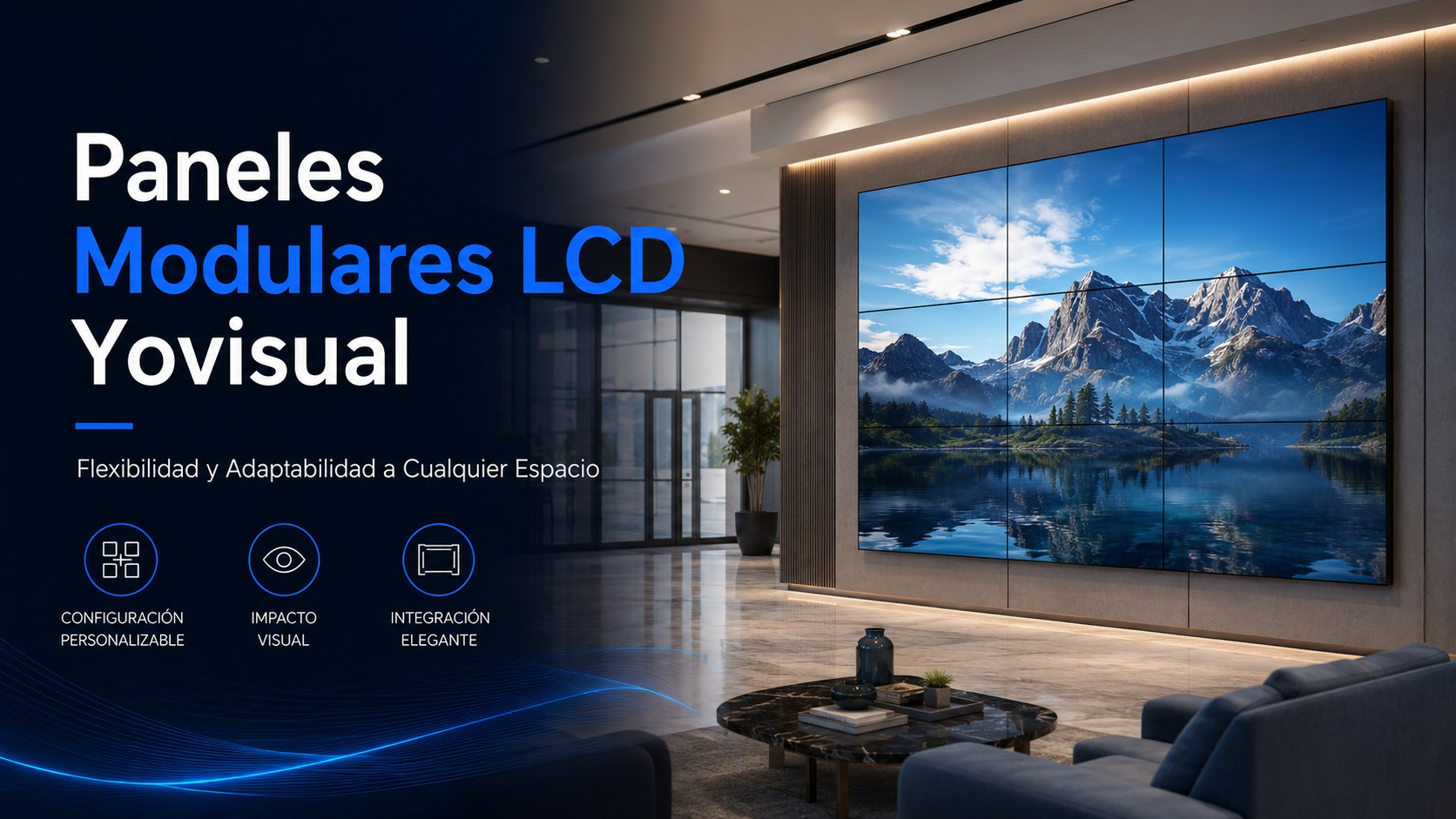 Paneles Modulares LCD Yovisual: Flexibilidad y Adaptabilidad a Cualquier Espacio