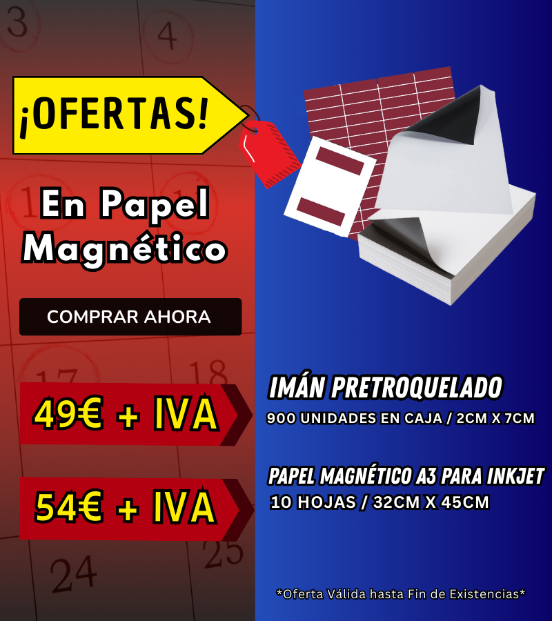OFERTA EN PAPEL MAGNÉTICO