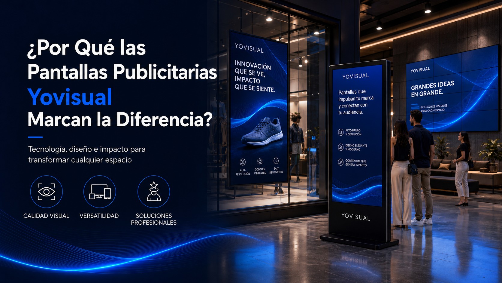 Por Qué las Pantallas Publicitarias Yovisual Marcan la Diferencia