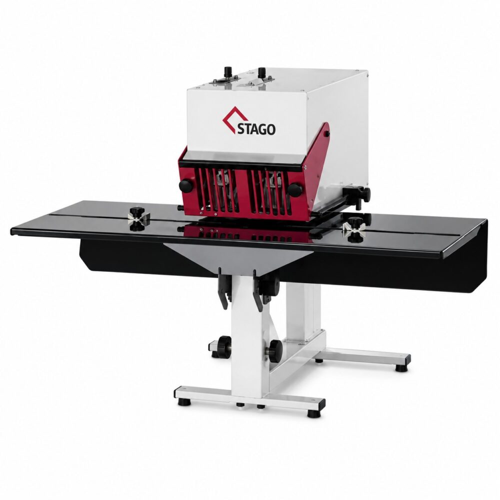 Grapadora Stago HM6 eléctrica con soporte de suelo