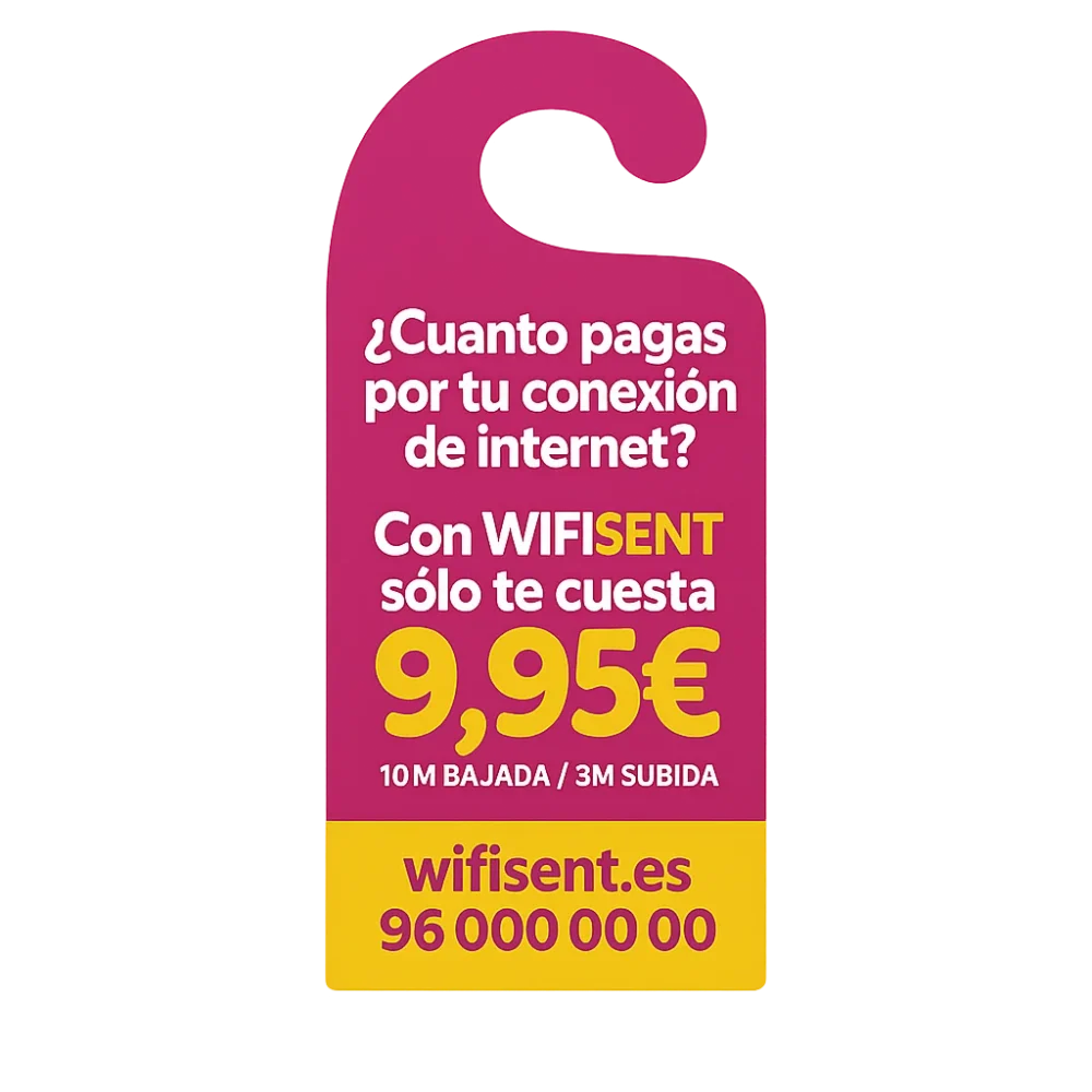 Colgador Percha Publicitaria