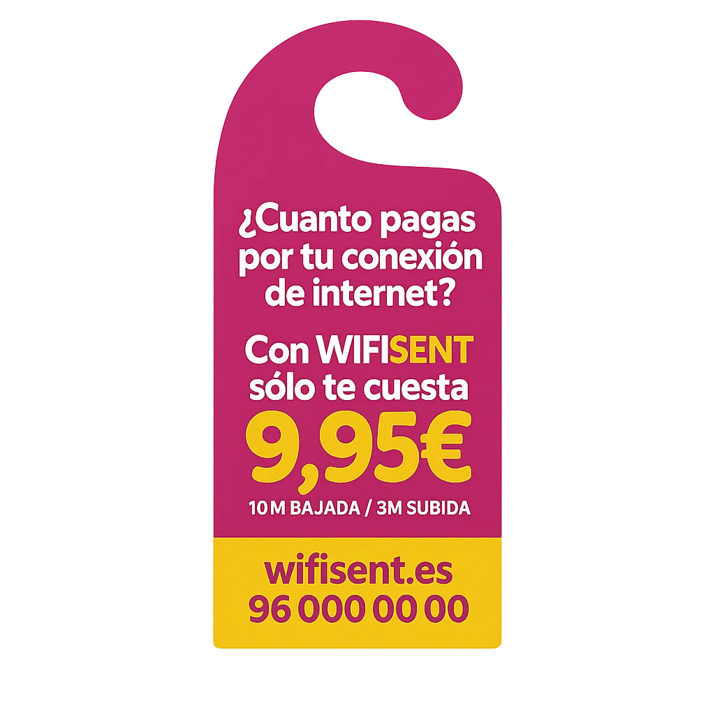 Colgador Percha Publicitaria