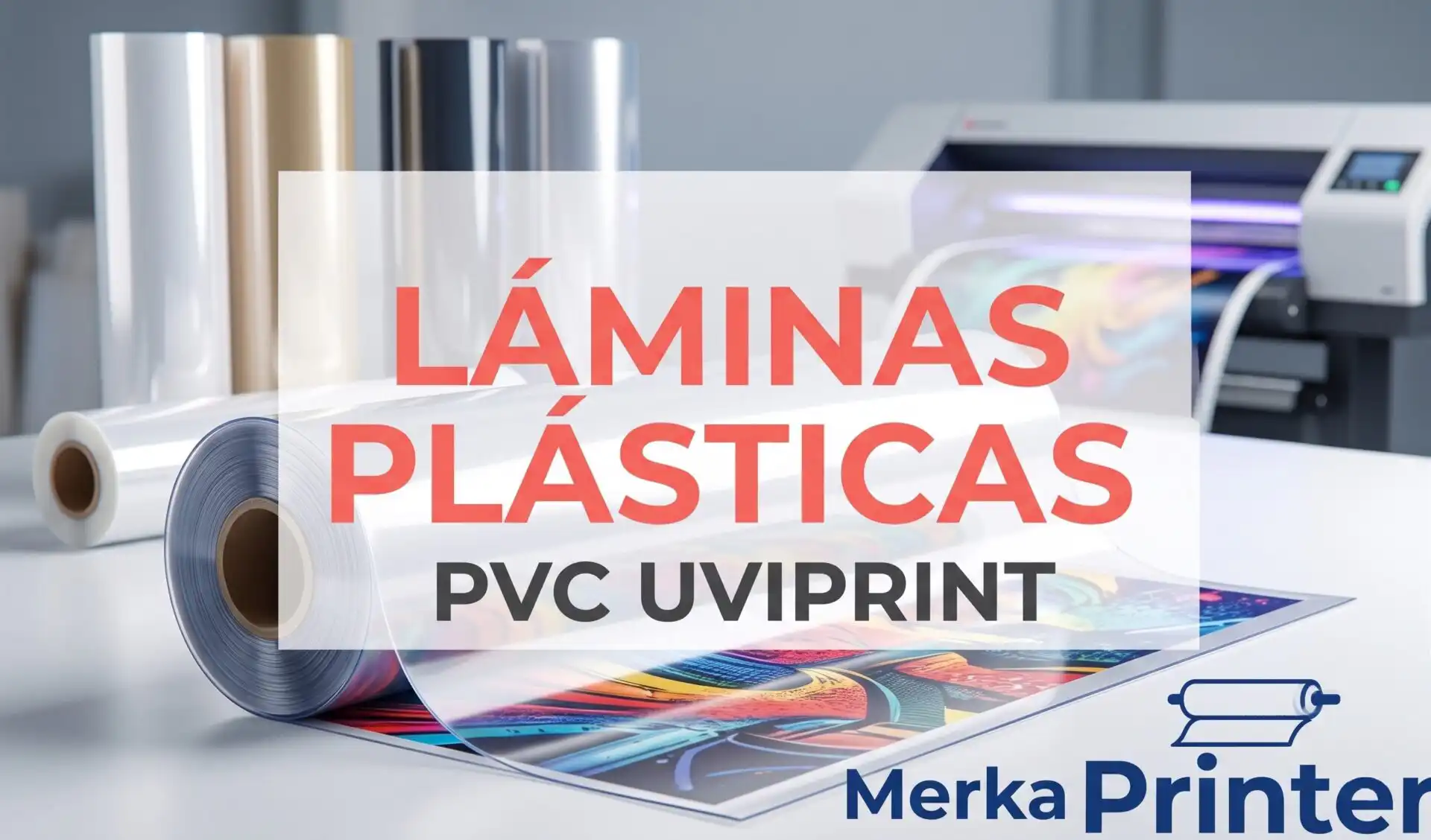 Láminas PVC imprimibles Uviprint Glasspack de doble cara en formato plancha para impresión digital, serigrafía y rotulación