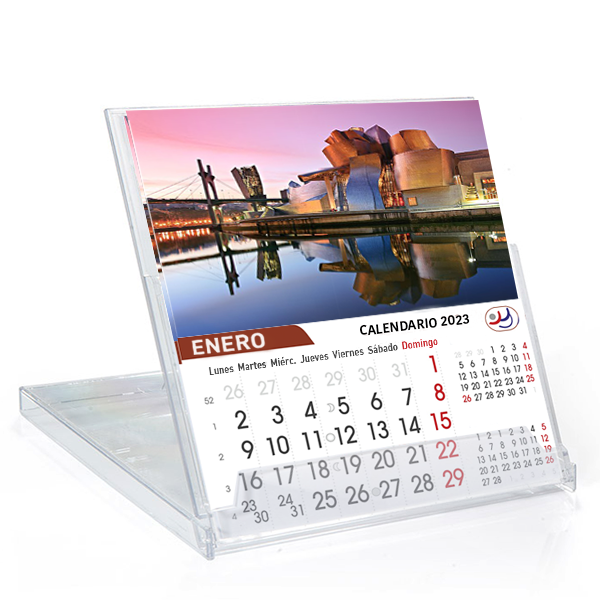 Caja para calendario estándar