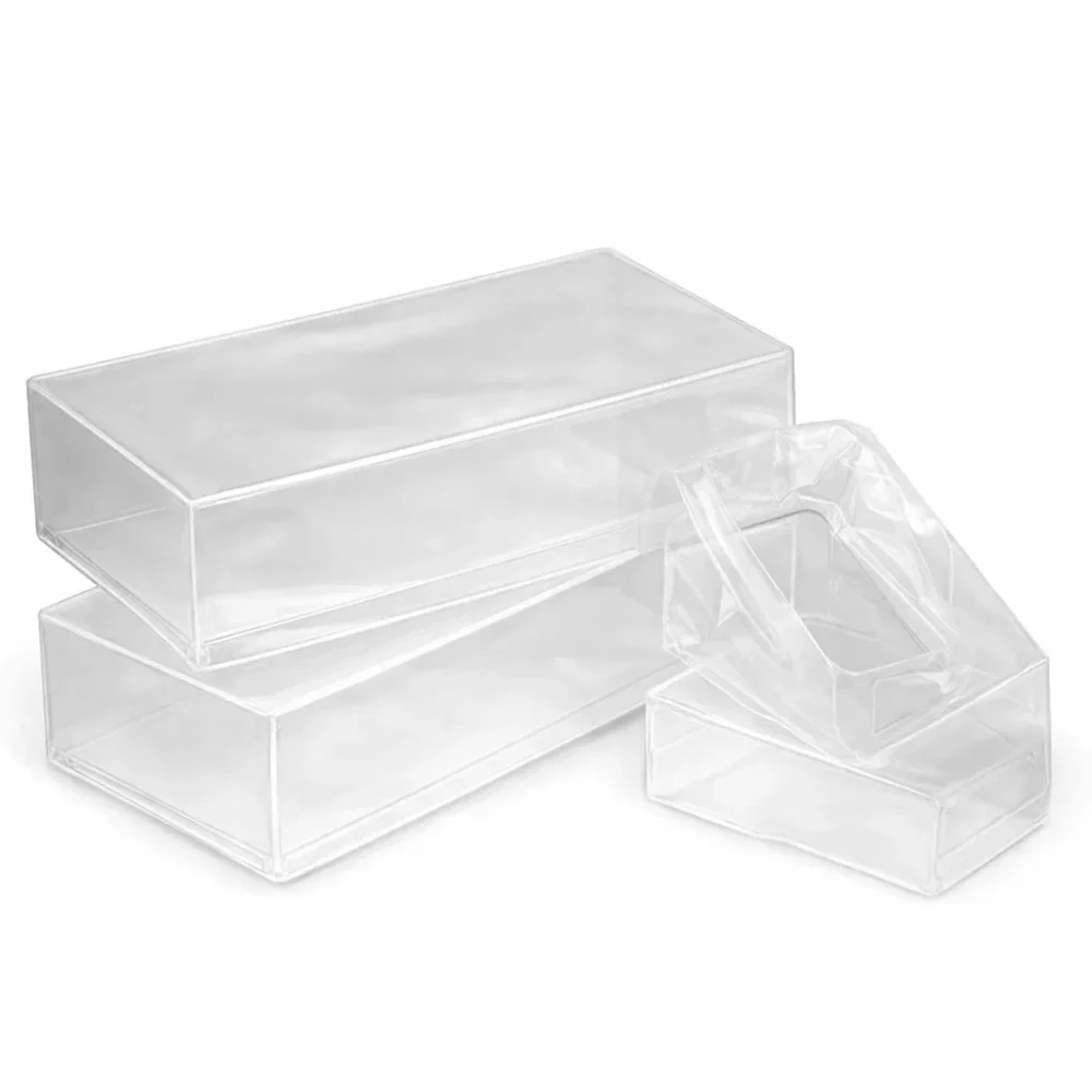 Caja porta tarjetas de plástico