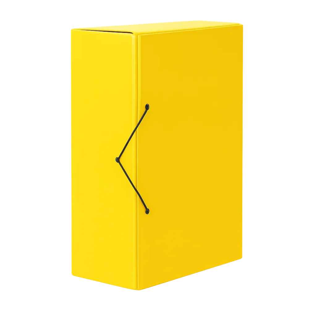 carpeta de proyecto amarilla