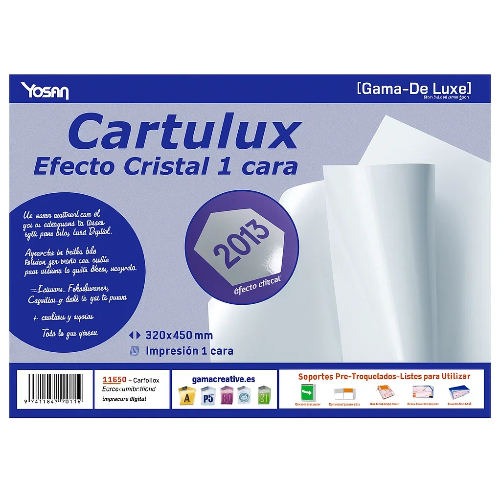 Cartulux efecto cristal