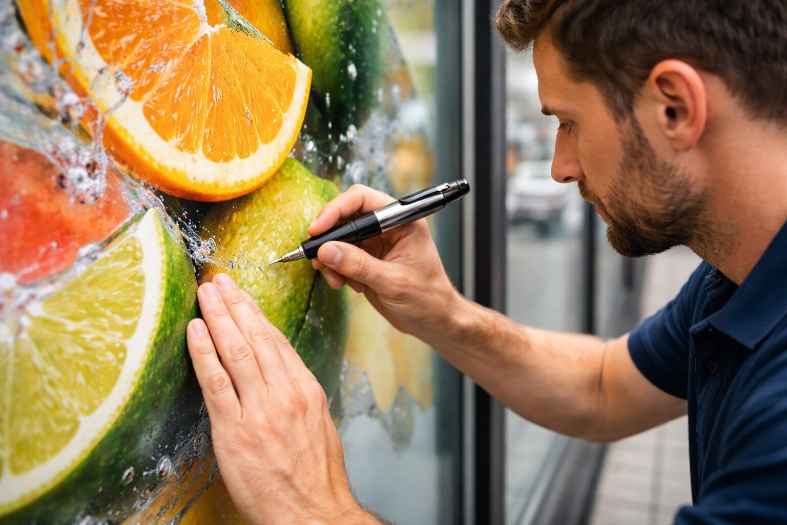 Bolígrafo antiburbujas