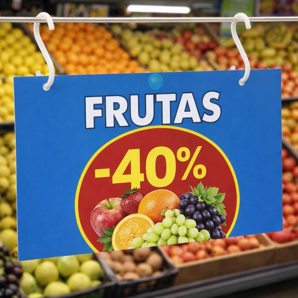 gancho plástico 55 mm ligero