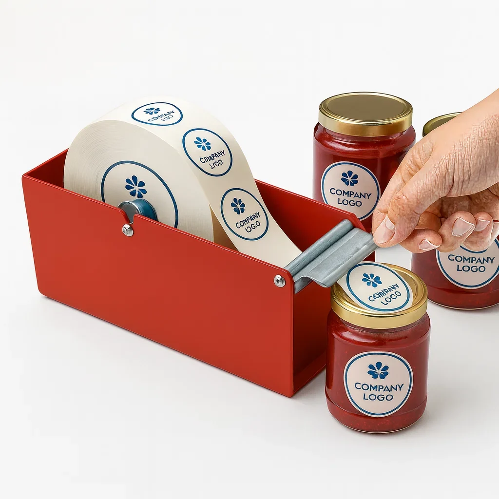 Aplicador manual de etiquetas