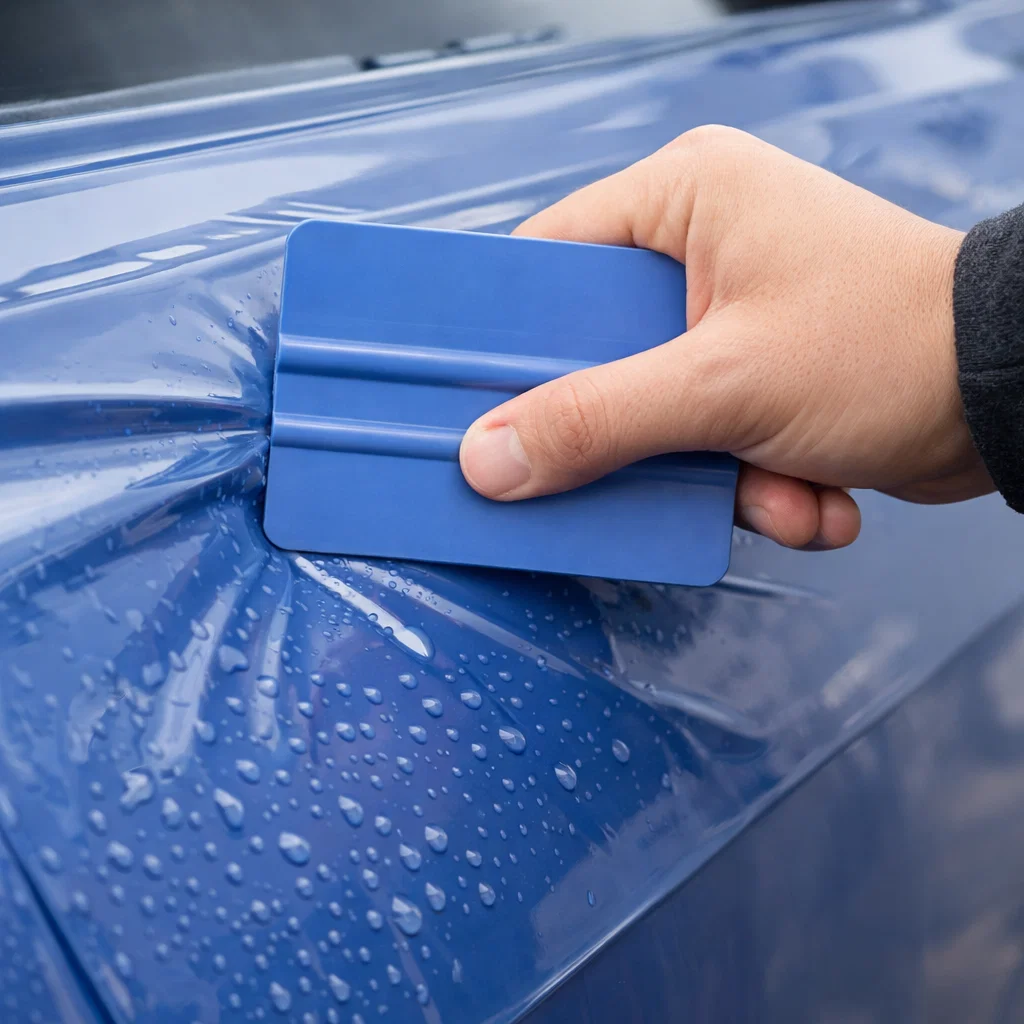 espátula para aplicar vinilo sin burbujas