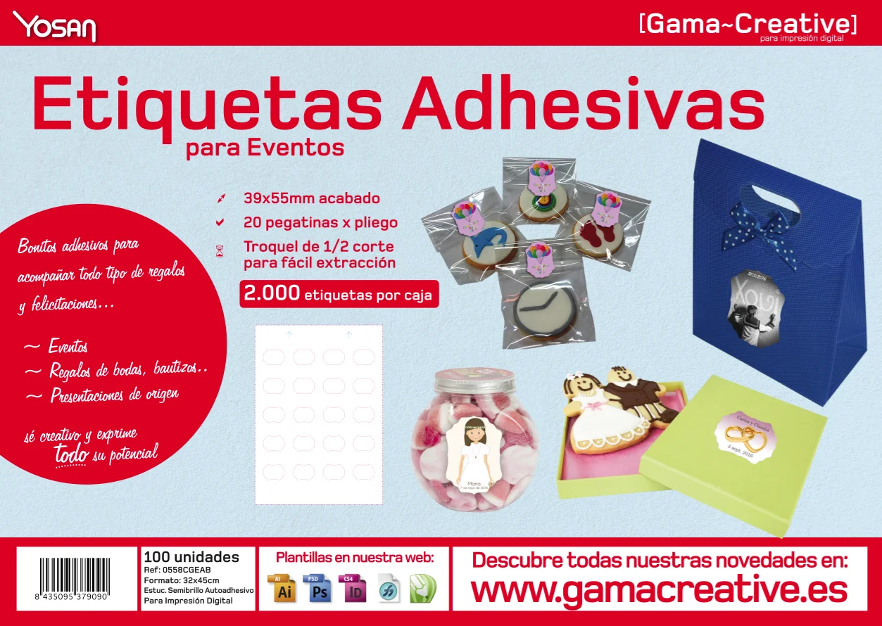 Etiquetas Adhesivas para Eventos 