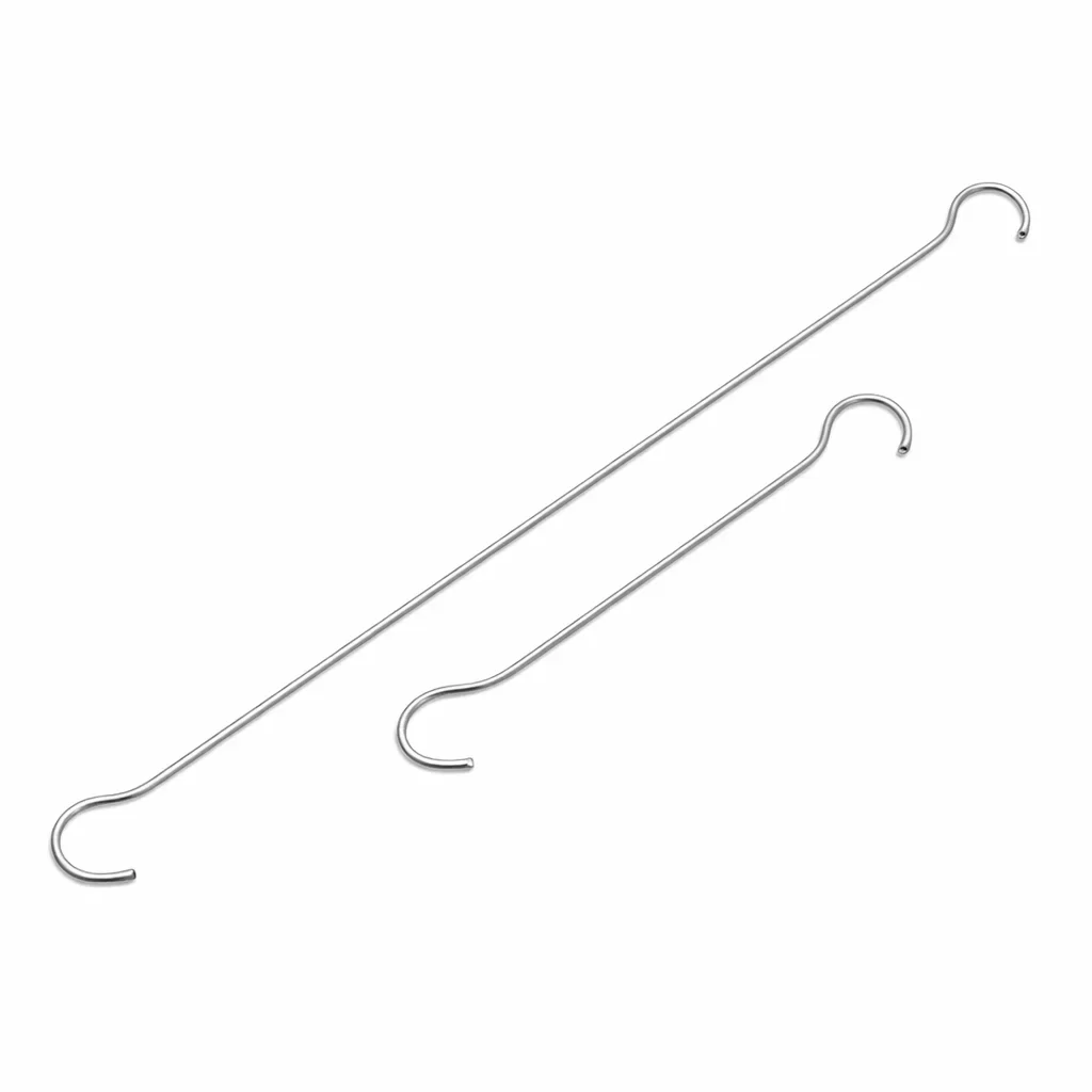 Ganchos dobles metálicos