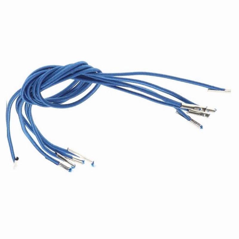 gomas elasticas azules con terminal