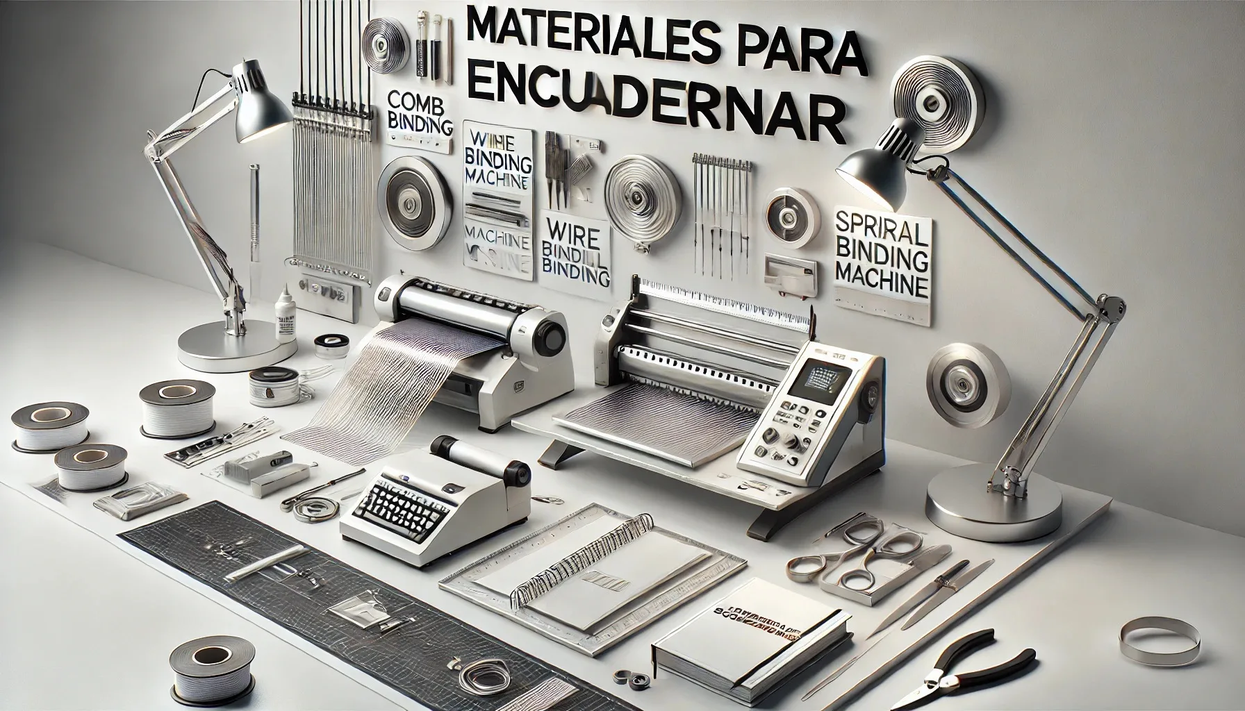 Materiales para encuadernar