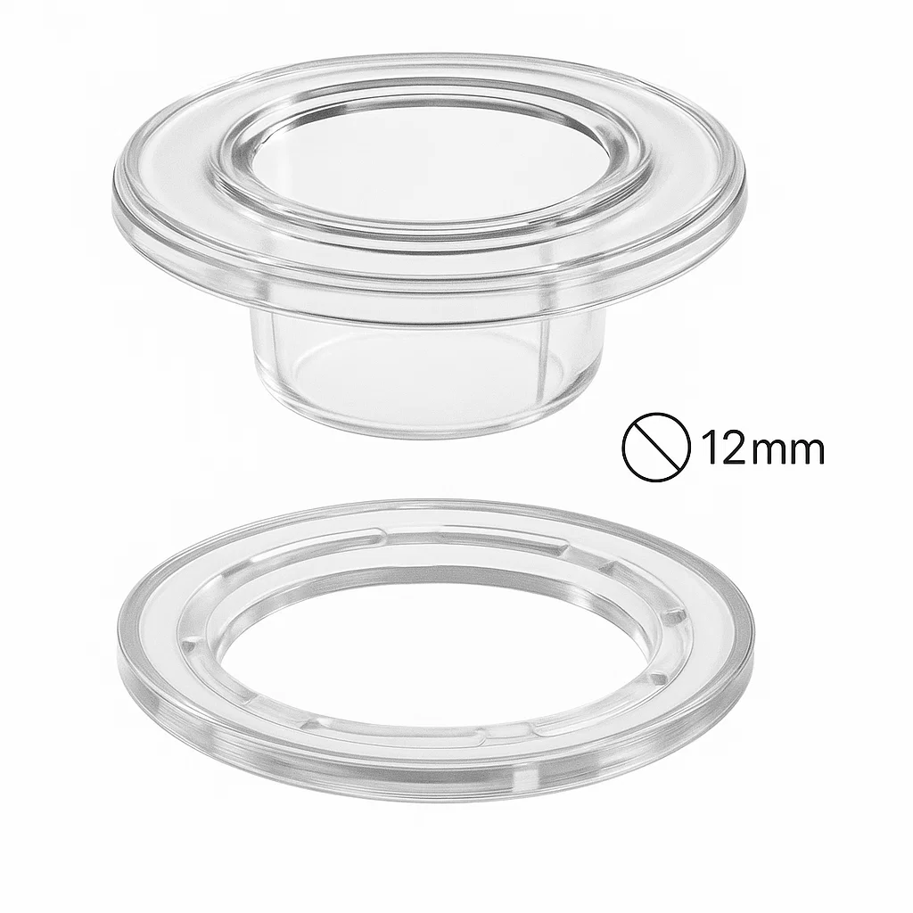 ollaos y Arandelas Transparentes 12mm
