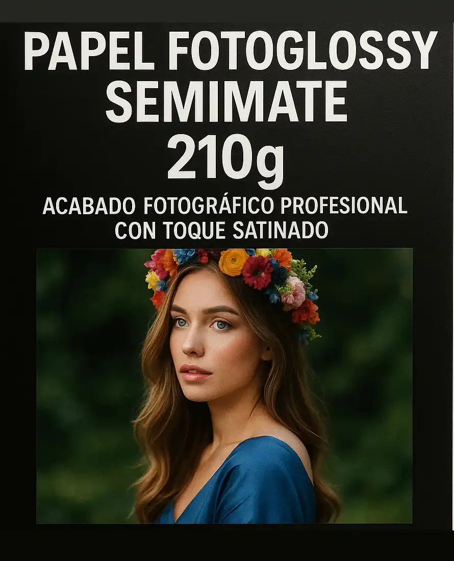 papel fotoglossy 210g