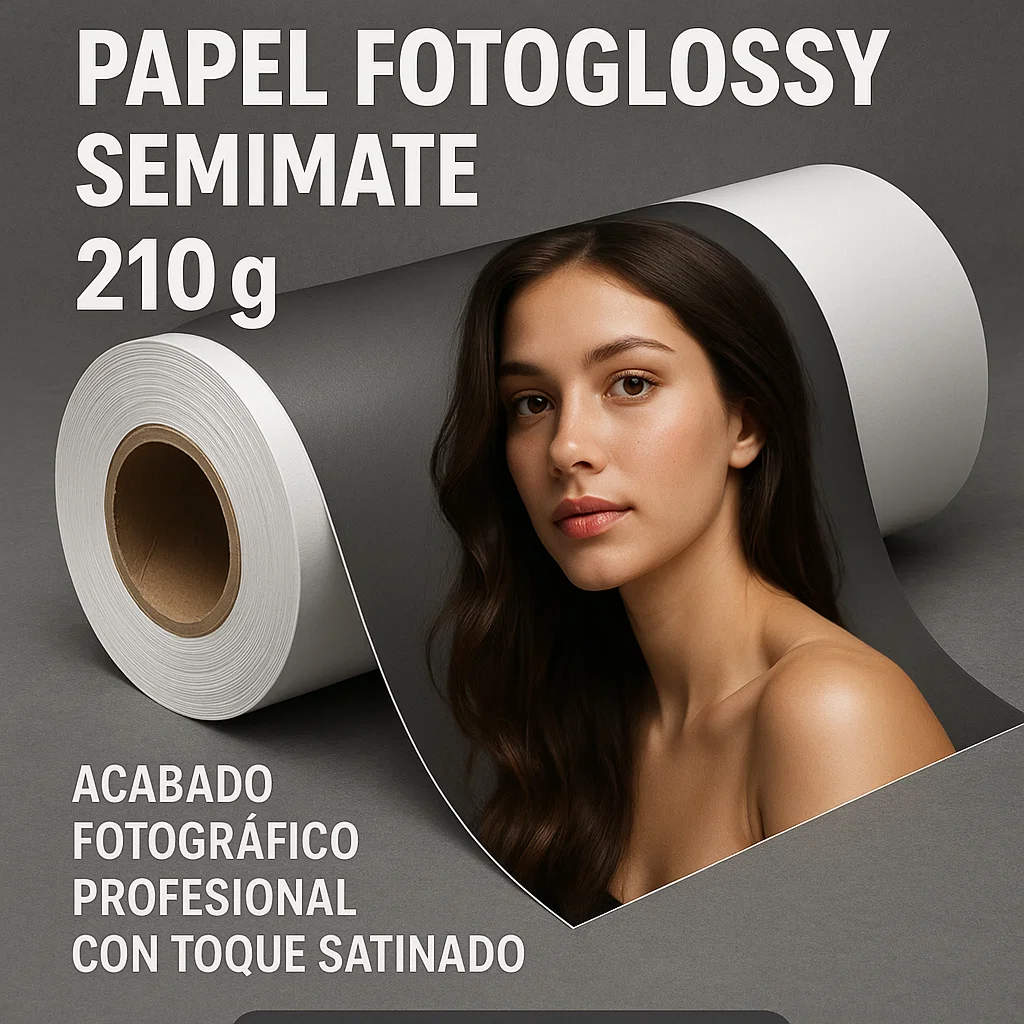 papel fotoglossy semimate