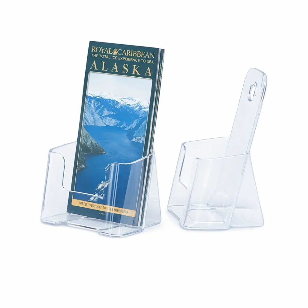 Porta Folletos 1/3 A4 Mural y Sobremesa