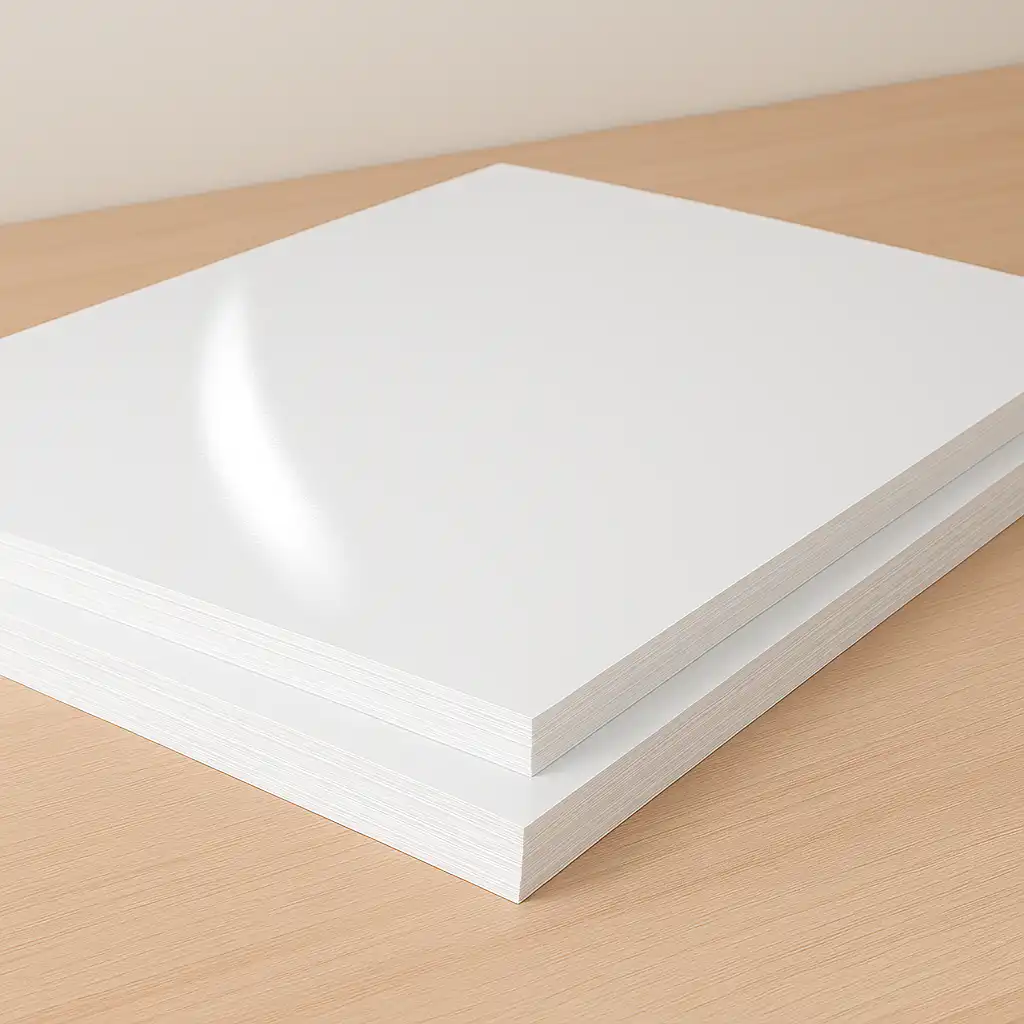 PVC Brillo 2 Caras Blanco