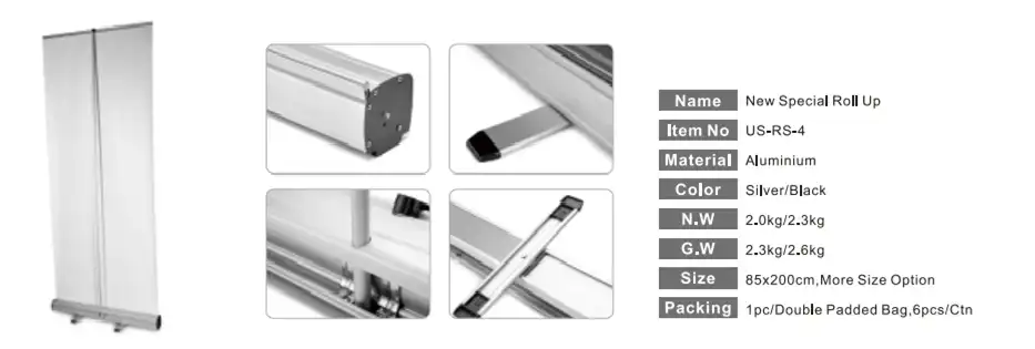 especificaciones graficas roll up