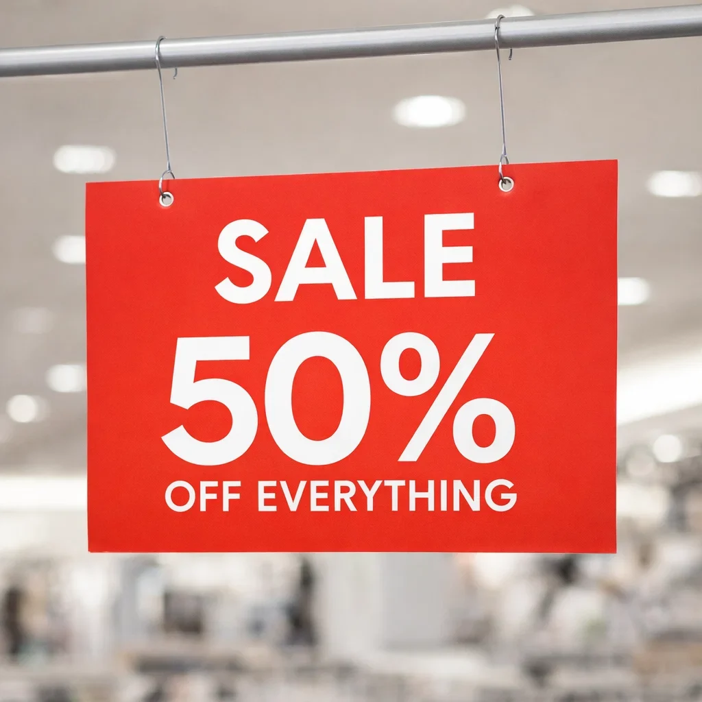 ganchos dobles metálicos para cartelería